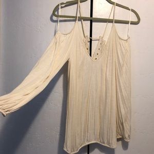 Free People off the shoulder top.